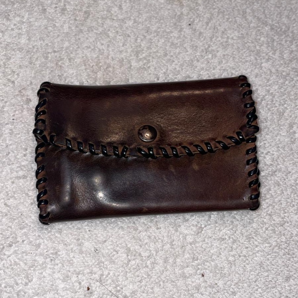 Brown Leather Men's key cles